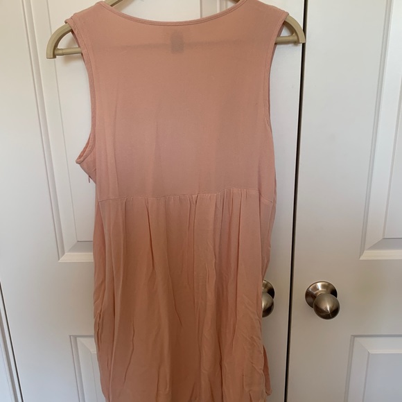 Pale Pink Long Tank Top - Picture 5 of 6